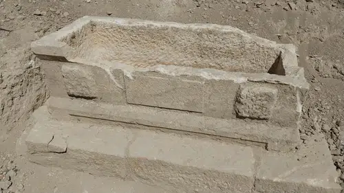 İnşaatta tarihi keşif: Lahit bulundu, çalışmalar durduruldu