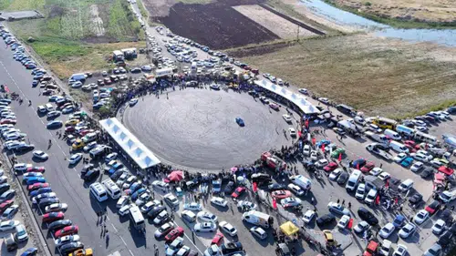 Sivas’ta Drift Festivali Renkli Görüntülere Sahne Oldu