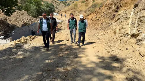 Gölova Akçataş Köyü Taşkın Koruma Tesisi Çalışmaları Yerinde İncelendi