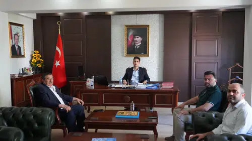 Kangal Kaymakamı Yıldırım’a Hayırlı Olsun Ziyareti