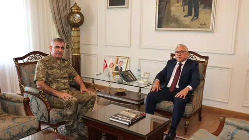 Tuğgeneral Zeynel Abidin Alptekin’den Vali Şimşek’e Veda Ziyareti