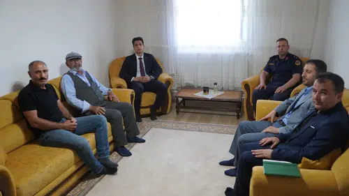Kangal Kaymakamı Yıldırım'dan Gazi Vahdettin Yıldız'a Ziyaret