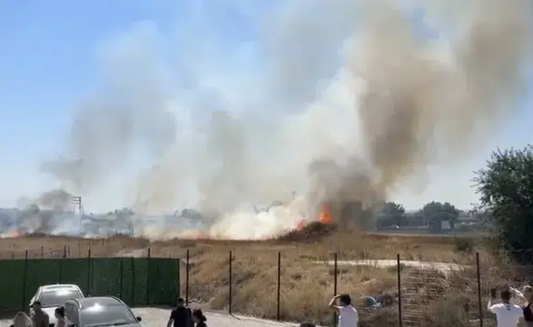Eskişehir Odunpazarı’nda Otluk Alan Yangını: İtfaiye Büyümeden Söndürdü