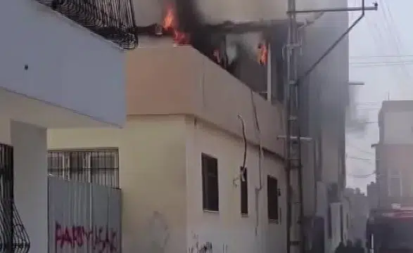 Adana Seyhan’da Aile Sağlığı Merkezinde Yangın Paniği: Jeneratör Alev Aldı