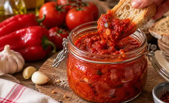 Kapya biber arttıysa bu tarifi deneyin: Kış boyunca ekmek bandırıyor