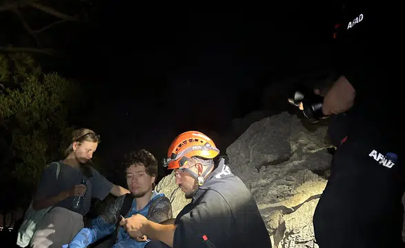 Antalya’da Kaybolan Rus Turistler Termal Dronla Bulundu