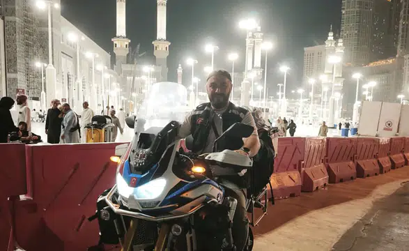 Samsun'dan Mekke'ye Motosikletle 7 Bin Kilometrelik Umre