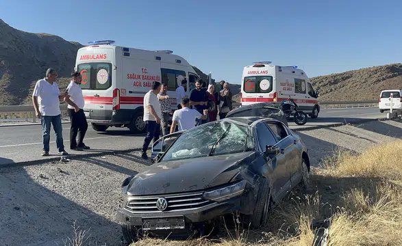 Sivas’ta Feci Kaza: Kontrolden Çıkan Araç Şarampole Uçtu