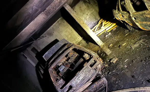 42 Kişinin Tahliye Edildiği Sitedeki Yangının Öncesine Ait Kamera Görüntüleri Ortaya Çıktı