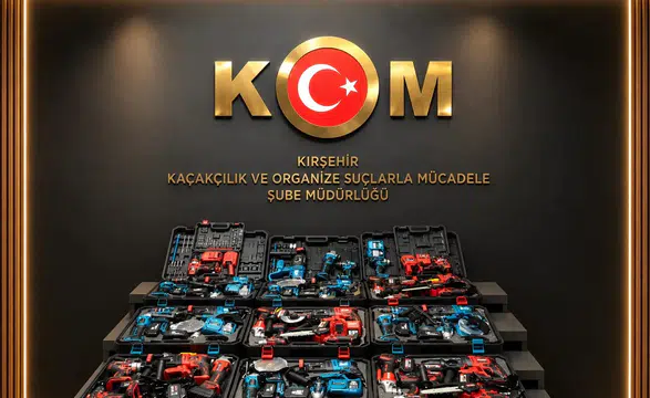 Kırşehir'de Kaçakçılık Operasyonu! Araçtan 12 Set Malzeme Çıktı