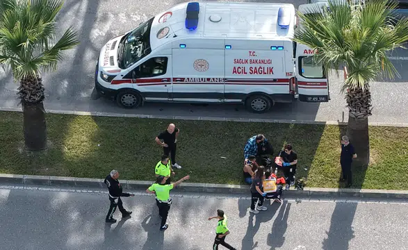 Manavgat'ta korkunç anlar! Motorlar birbirine girdi