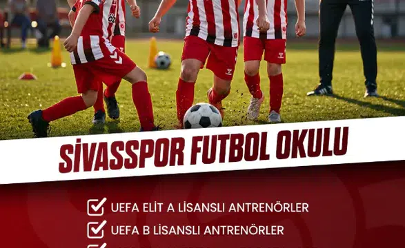 Sivasspor Futbol Okulu’nda Yeni Dönem Kayıtları Başladı