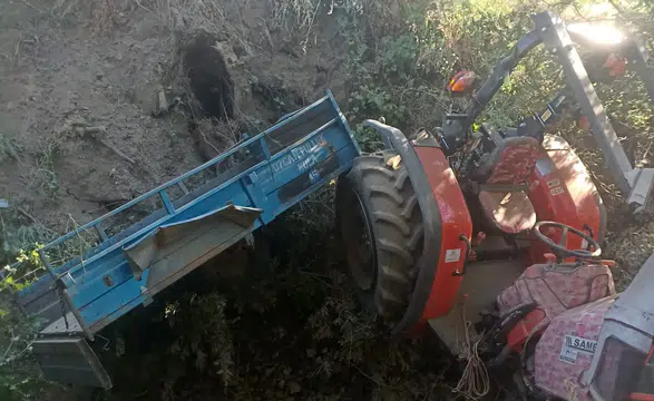 Manisa'da Traktörü Durdurmak İstemişti! 8 Günlük Yaşam Savaşı Bitti...