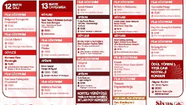 Sivas Cumhuriyet Üniversitesi Film Festivali Başlıyor