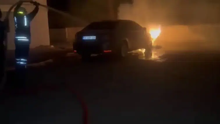 Siverek’te Yangın Paniği: Araç Kullanılamaz Hale Geldi