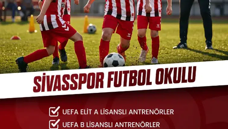 Sivasspor Futbol Okulu’nda Yeni Dönem Kayıtları Başladı