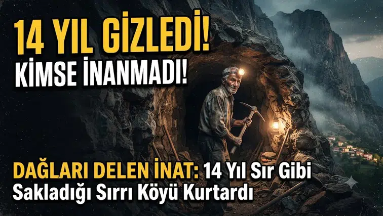 Dağları Delen İnat: 14 Yıl Sır Gibi Sakladığı Sırrı Köyü Kurtardı