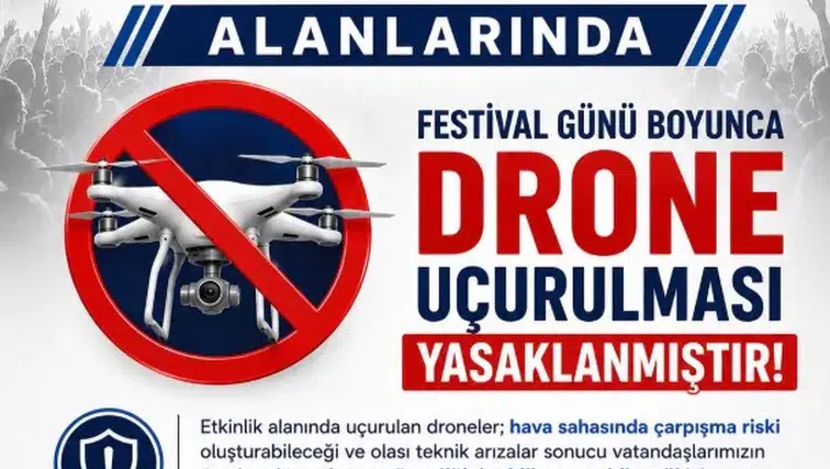 Suşehri'nde Festival Boyunca Drone Uçurulması Yasaklandı