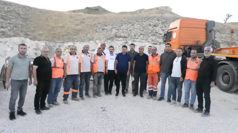 Gürün’de Sazcağız Suyu Mevkii’nde asfalt çalışması tamamlandı
