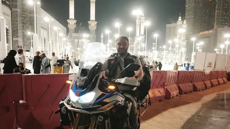 Samsun'dan Mekke'ye Motosikletle 7 Bin Kilometrelik Umre