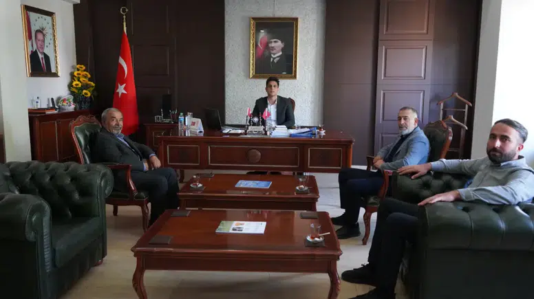 CHP Kangal İlçe Başkanı İlhan Culha’dan Kaymakam Yıldırım’a Ziyaret