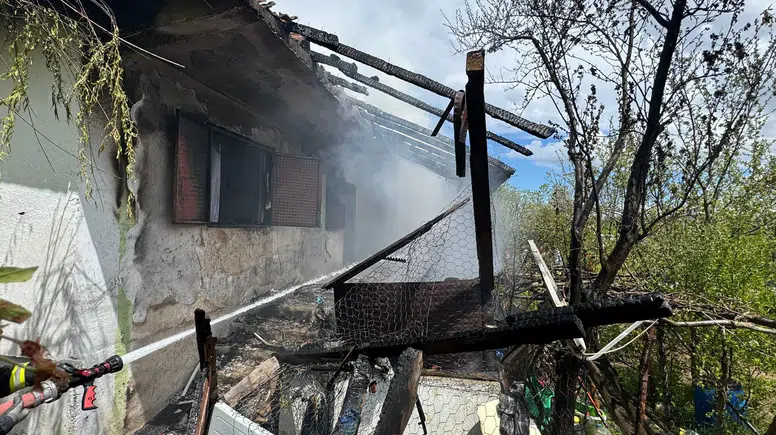 Korku dolu anlar! Vezirköprü’de yangın paniği