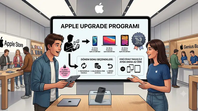 Apple’dan Yeni Hamle: iPhone ve Diğer Ürünler Artık Kiralanabilecek