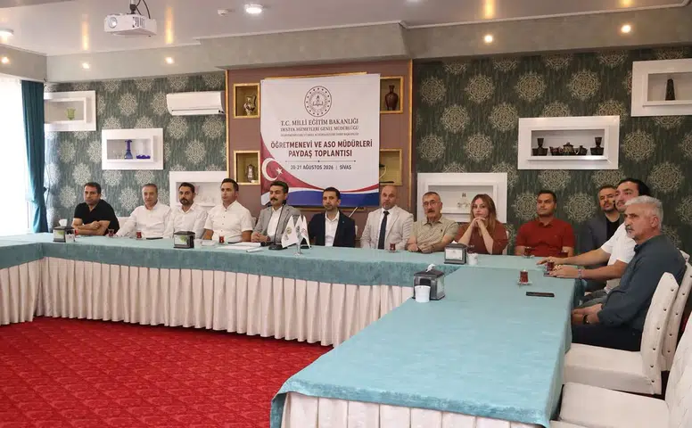 Sivas İl Millî Eğitim Müdürü Fatih Erdoğan, Öğretmenevleri Paydaş Toplantısı’na Katıldı