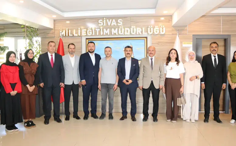 Sivas’ta Millî Eğitim Müdürü Fatih Erdoğan’a Ziyaretler