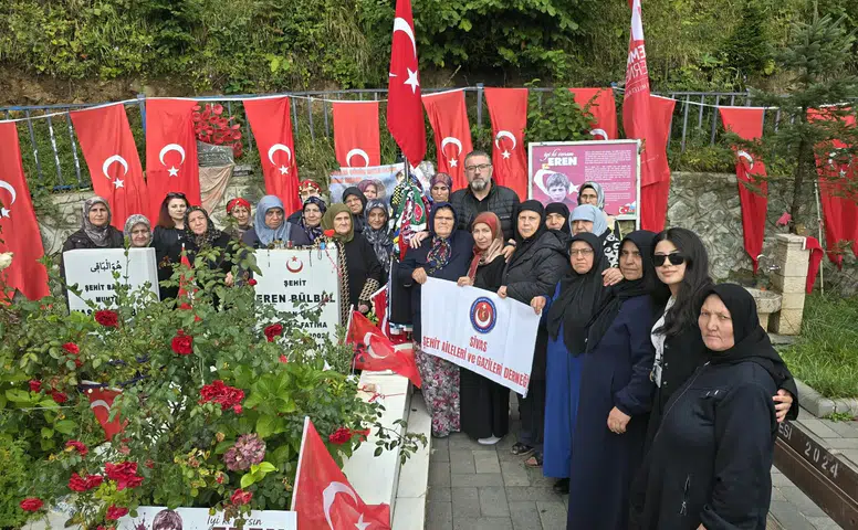 Sivas’tan Eren Bülbül’ün Annesine Vefa Ziyareti