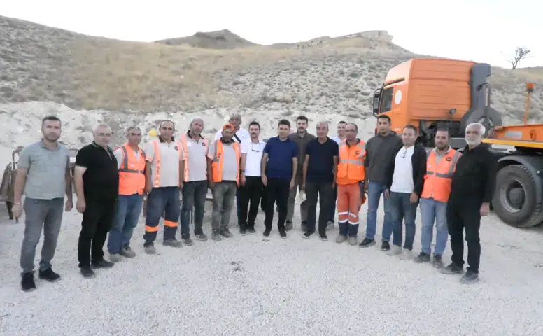 Gürün’de Sazcağız Suyu Mevkii’nde asfalt çalışması tamamlandı