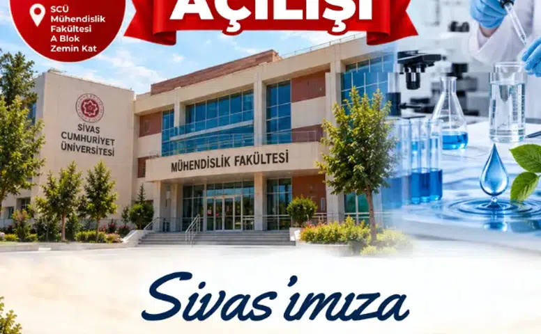 Sivas Cumhuriyet Üniversitesi’nde Akredite Atıksu Analiz Laboratuvarı Açılıyor