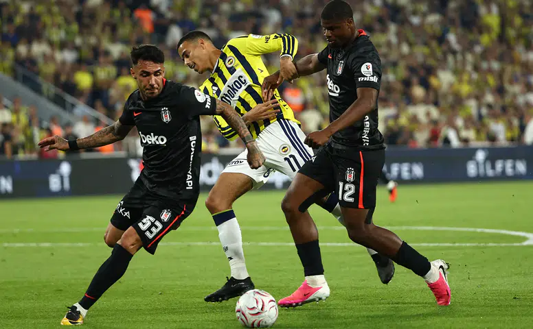 Fenerbahçe-Beşiktaş Maçında İlk 45 Dakika 1-1 Bitti