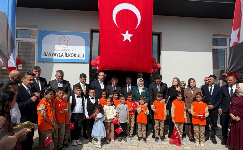 Sivas’ta Yeni Okul Sevinci! Başyayla İlkokulu Hizmete Açıldı