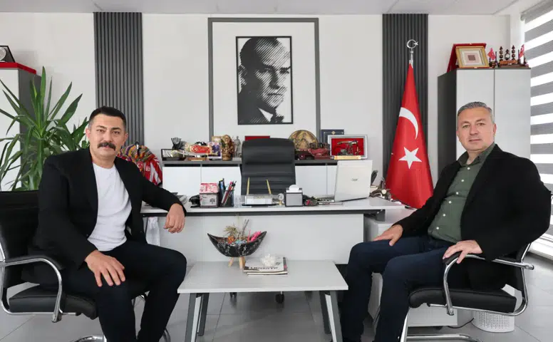 Başkan Adem Uzun’dan MHP Merkez İlçe Başkanı Yalçındağ’a Ziyaret