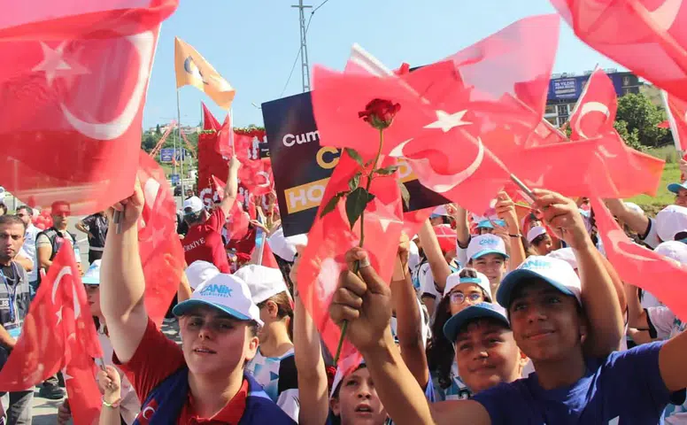 Canik'te Cumhurbaşkanı Erdoğan İçin Coşkulu Karşılama