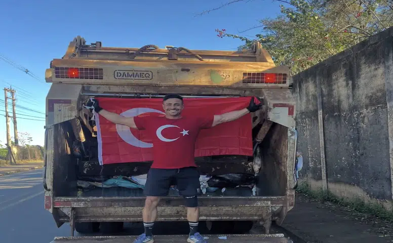 Sivas sanayisinde ilginç anlar: çöp kamyonu test sürüşü sosyal medyada gündem oldu
