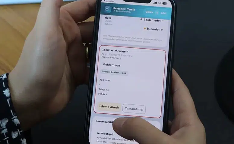 Sivas Numune Hastanesi'nde Karekodlu Temizlik Dönemi Başladı