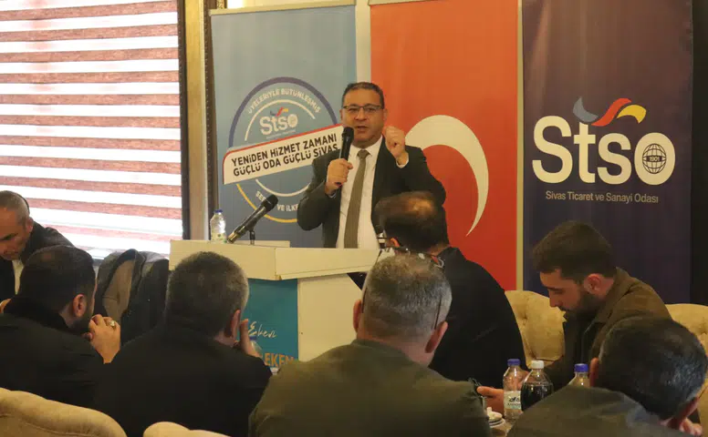 Mustafa Eken Yıldızeli’nde STSO Üyeleriyle Buluştu