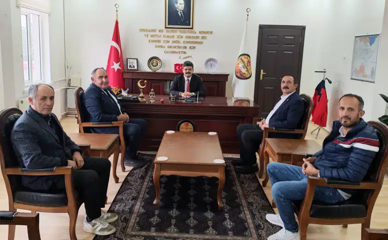 CHP İmranlı İlçe Başkanı Engin Erol’dan Kaymakam Gökbunar’a Ziyaret