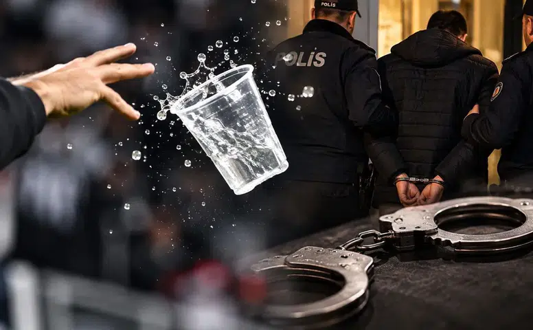 Tribünden Attığı Bardak Pahalıya Patladı! Taraftar Adliyede