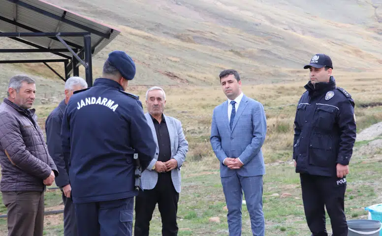 Sivas’ta Kaymakam Mahmut Fazıl Yıldız Yaylalarda İnceleme Yaptı