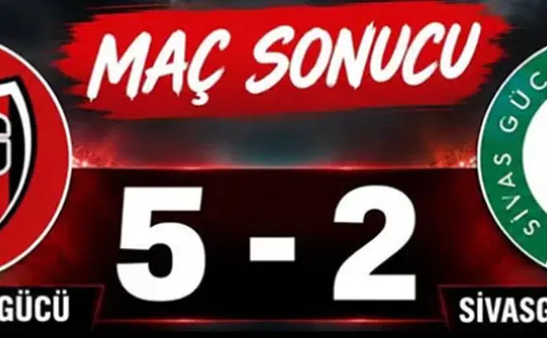Sivasgücü Belediyespor 5-2 Mağlup Oldu: Sezona Kötü Başlangıç