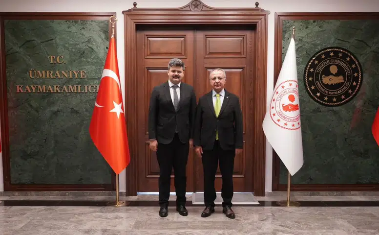 İmranlı Kaymakamı Gökbunar’dan Ümraniye Kaymakamı Çelik’e Ziyaret