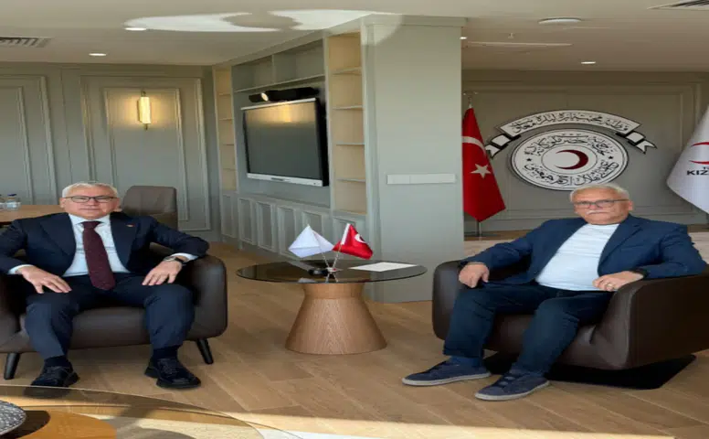 Vali Yılmaz Şimşek, Kızılay Genel Başkan Yardımcısıyla Görüştü
