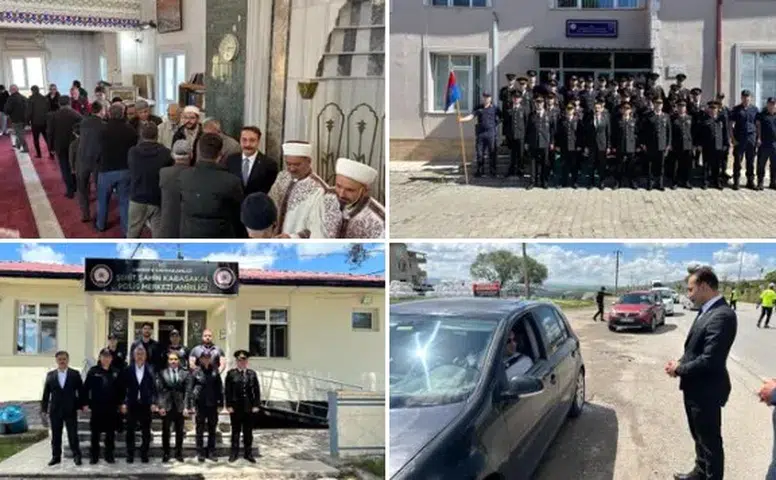 Kaymakam Koca, Bayramda Vatandaşlar ve Görevli Personelle Bir Araya Geldi