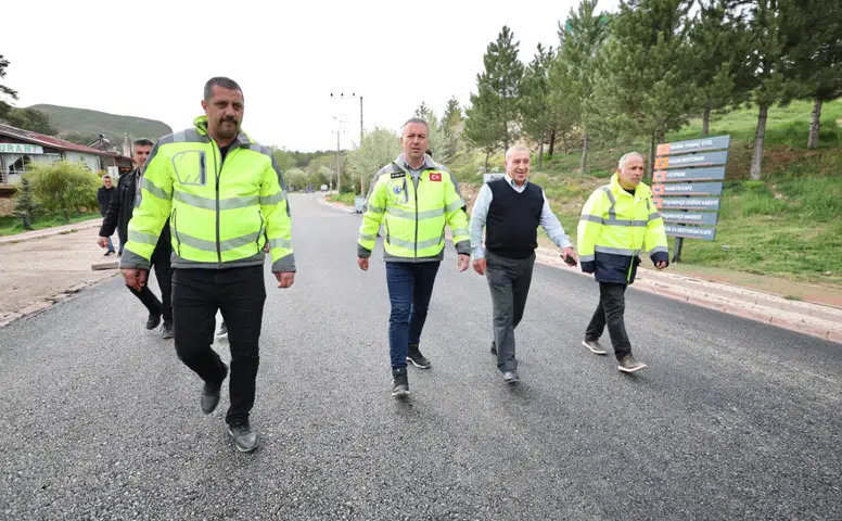 Paşabahçe Mesire Alanı’nda Asfalt Yenileme Çalışmaları Devam Ediyor