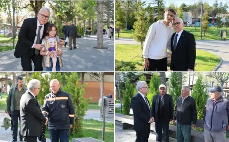 Vali Yılmaz Şimşek Vatandaşlarla Millet Bahçesinde Buluştu!