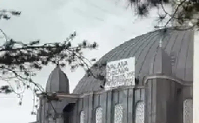Sivas’ta Merkez Camii İnşaatında İşçilerden Dikkat Çeken Eylem