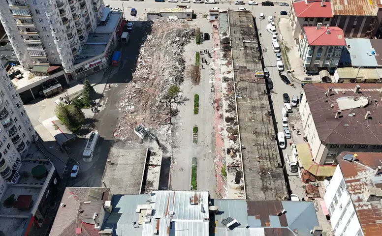 Eski Basın Sitesi Alanında Dönüşüm Başladı